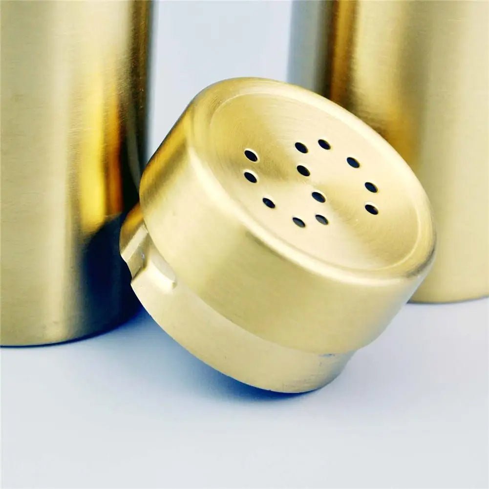 Gold Salt & Pepper Shaker Set - Urban Jiko