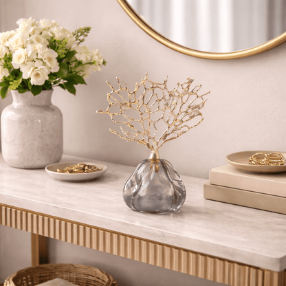Golden Reef Coral Sculpture - Urban Jiko
