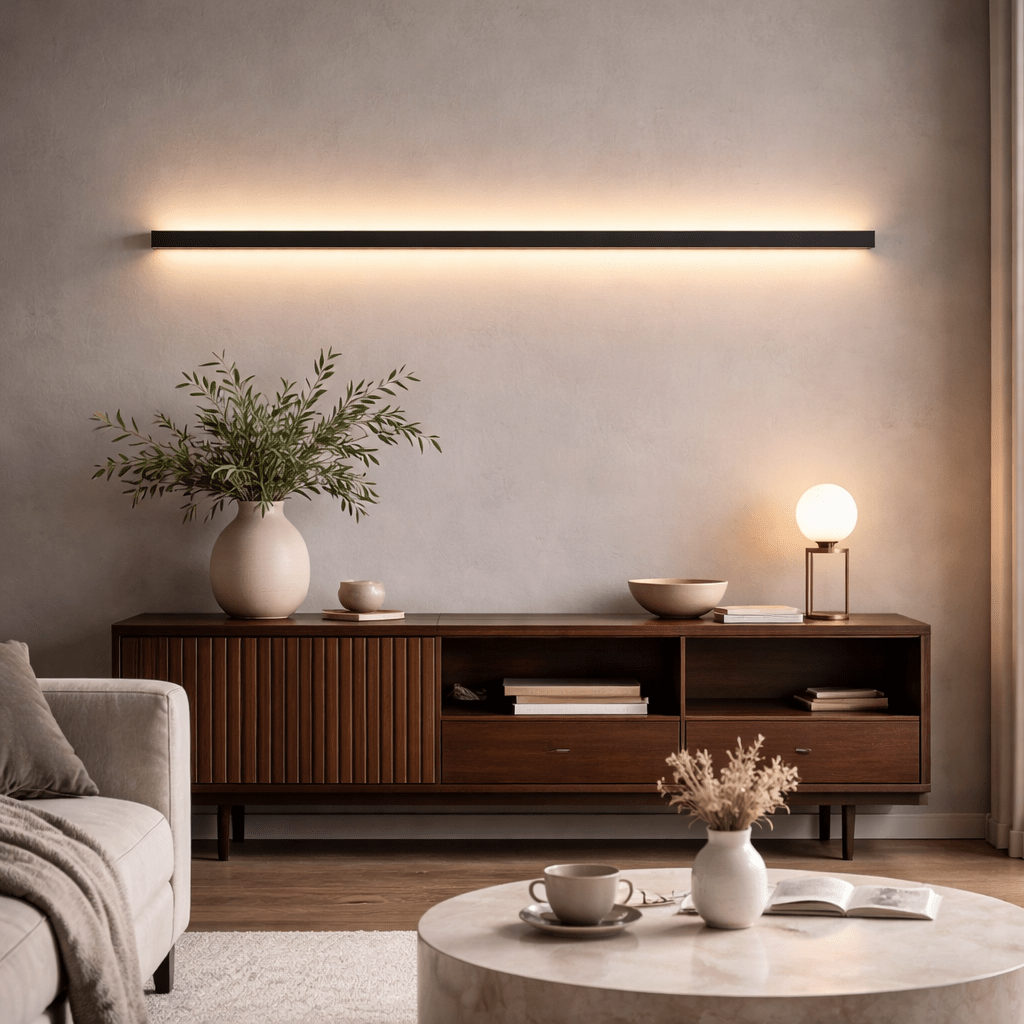 HaloLine Contemporary LED Wall Light - Urban Jiko