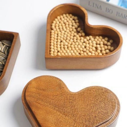 Heart Shaped Pine Wood Bowl - Urban Jiko