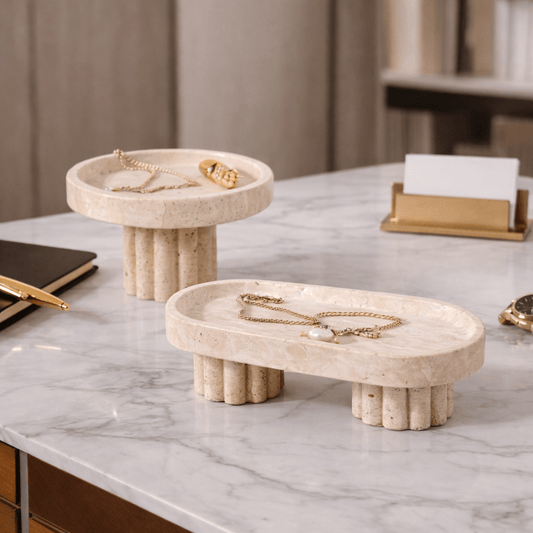 Heritage Fluted Stone Tray - Urban Jiko