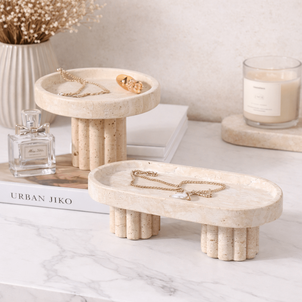 Heritage Fluted Stone Tray - Urban Jiko