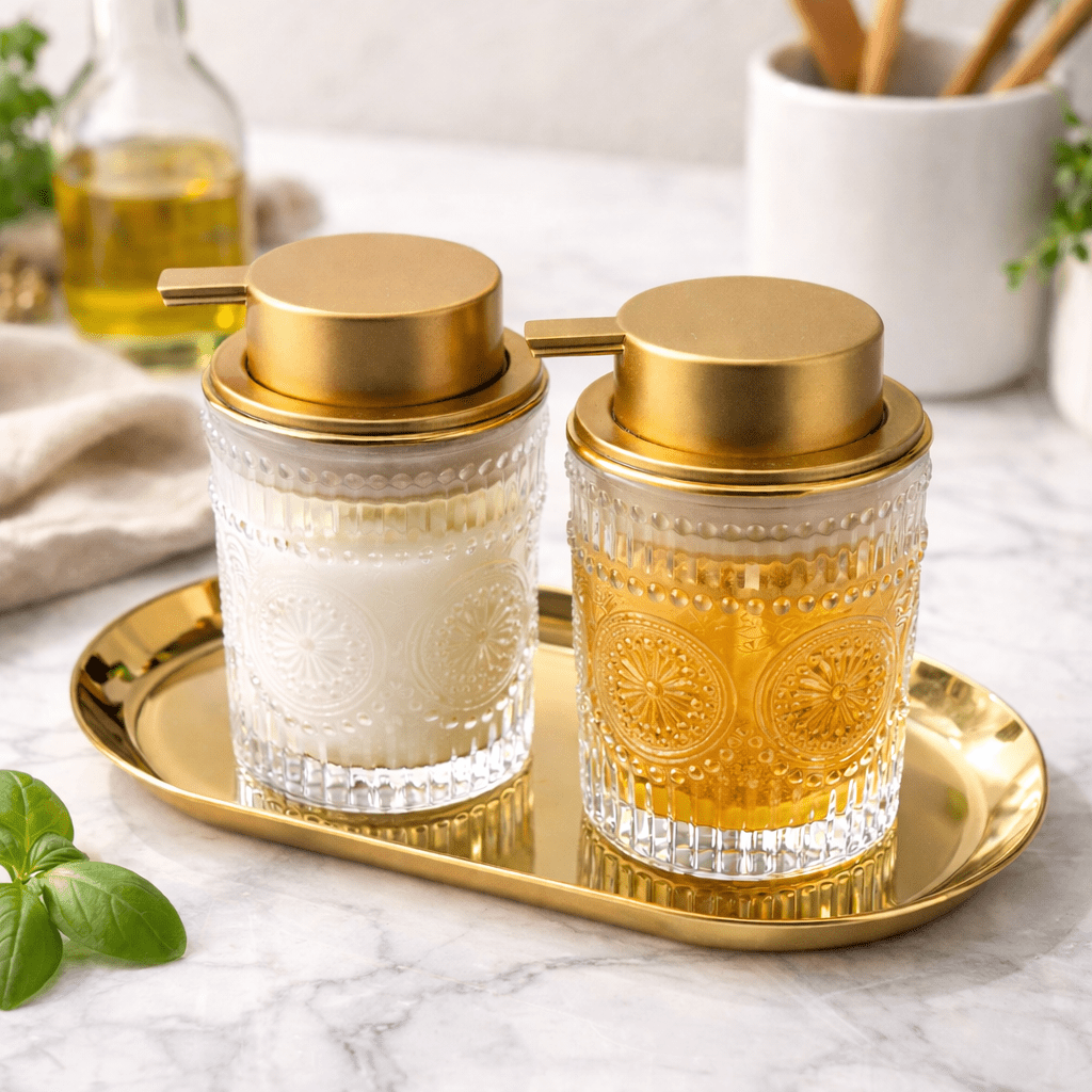 Imperial Glass Soap Dispenser - Urban Jiko