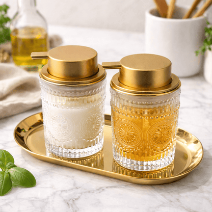 Imperial Glass Soap Dispenser - Urban Jiko