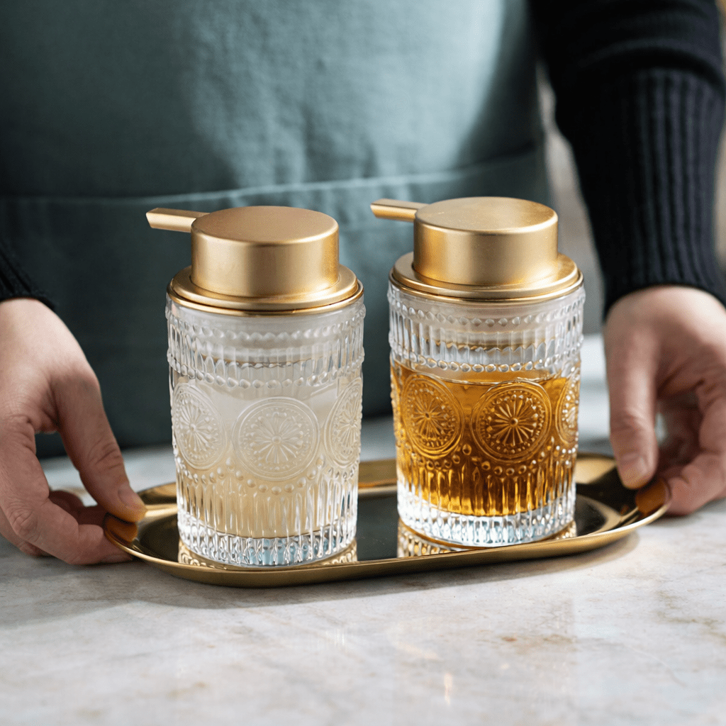 Imperial Glass Soap Dispenser - Urban Jiko