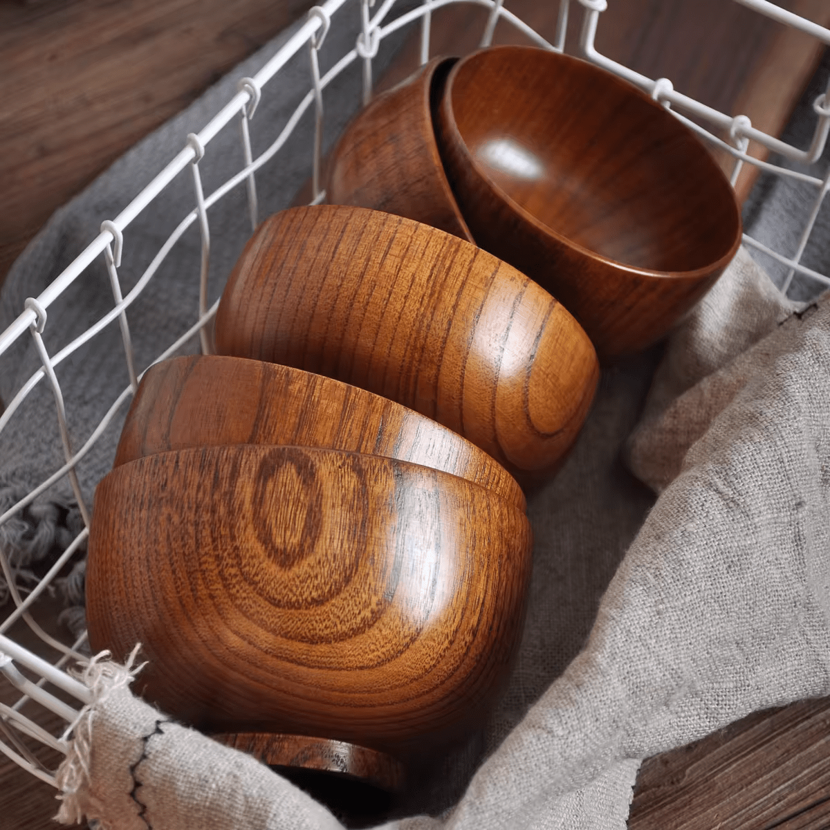 Japanese Jujube Wooden Bowls - Urban Jiko