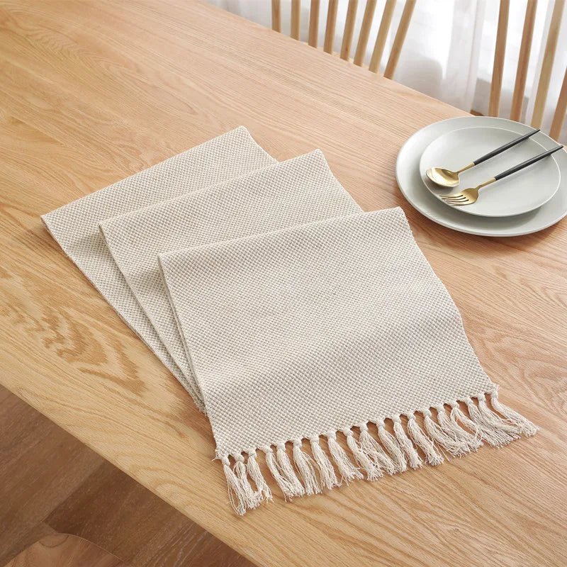 Linen Woven Table Runner - Urban Jiko