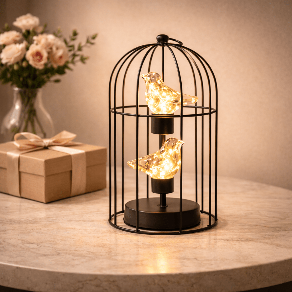 Luminous Birdcage Lamp - Urban Jiko