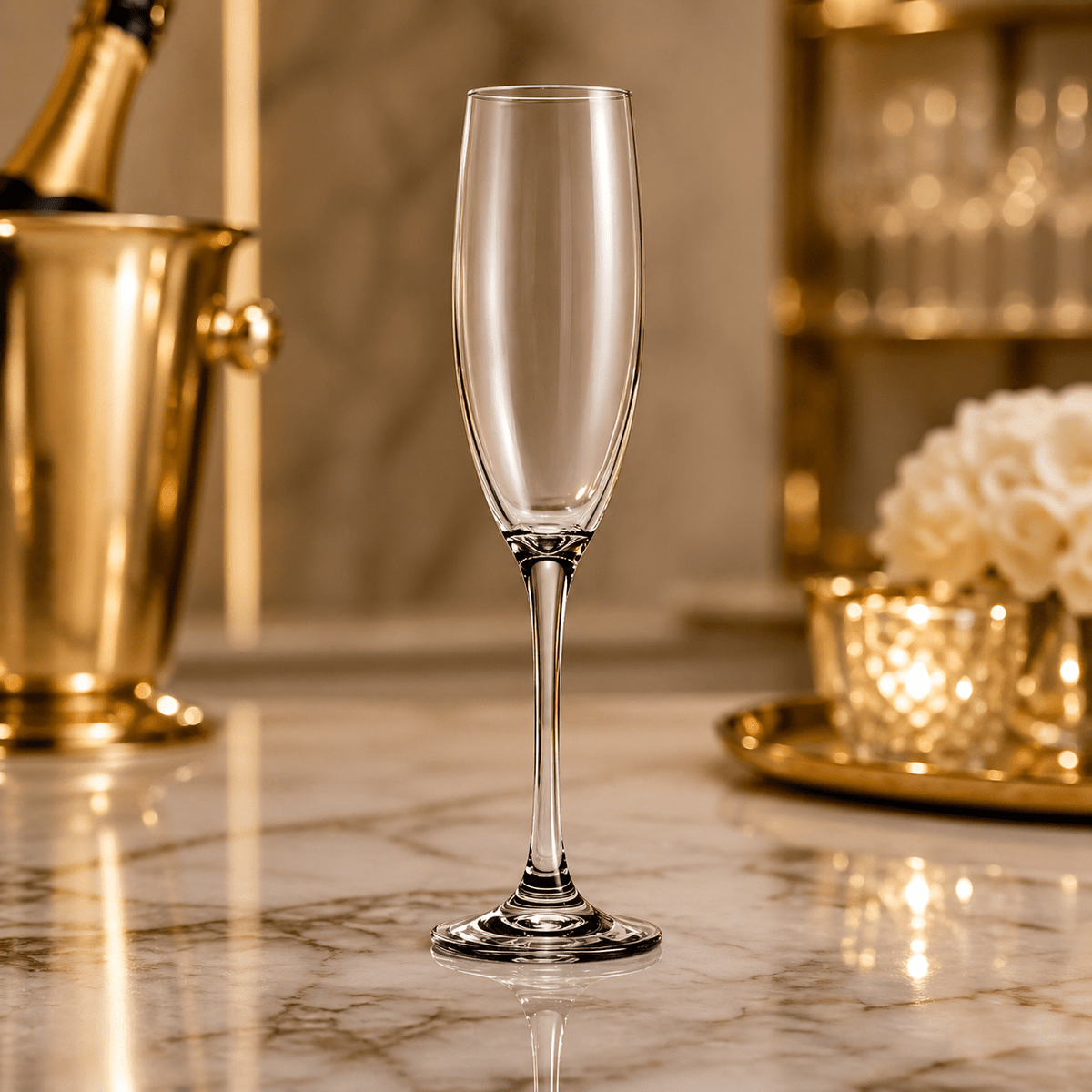 Luxe Champagne Flute Glass Set - Urban Jiko
