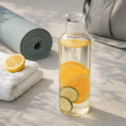 Minimalist Glass Hydration Bottle - Urban Jiko