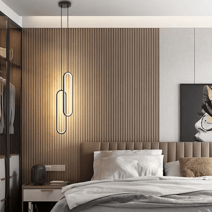 Modern LED Oval Pendant Lamp - Urban Jiko