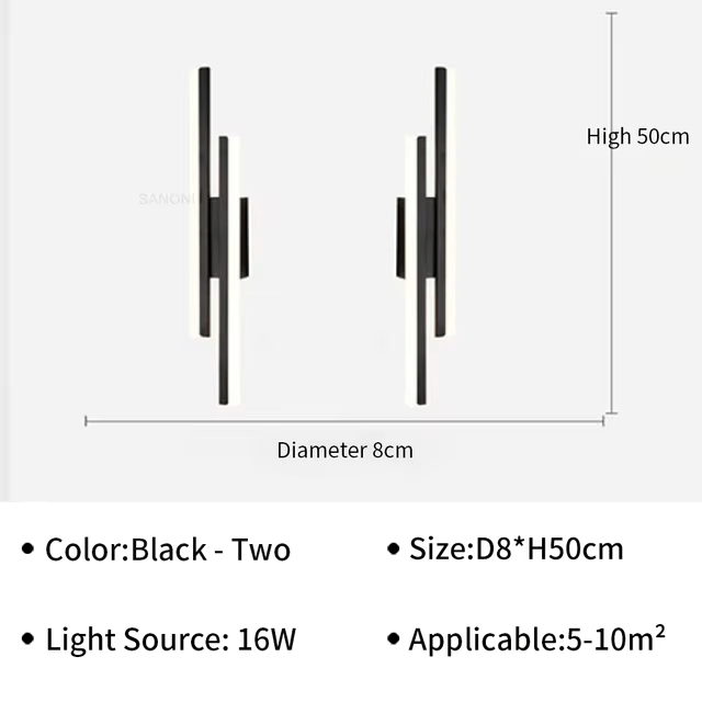 Modern LED Wall Light - Urban Jiko