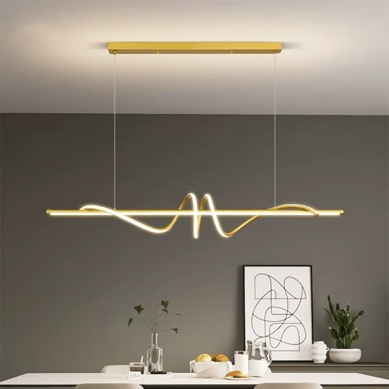 Modern LED Wave Pendant Lamp - Urban Jiko