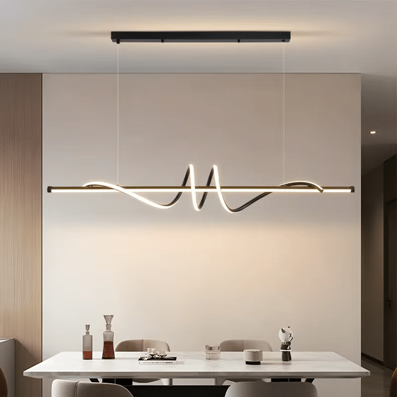 Modern LED Wave Pendant Lamp - Urban Jiko