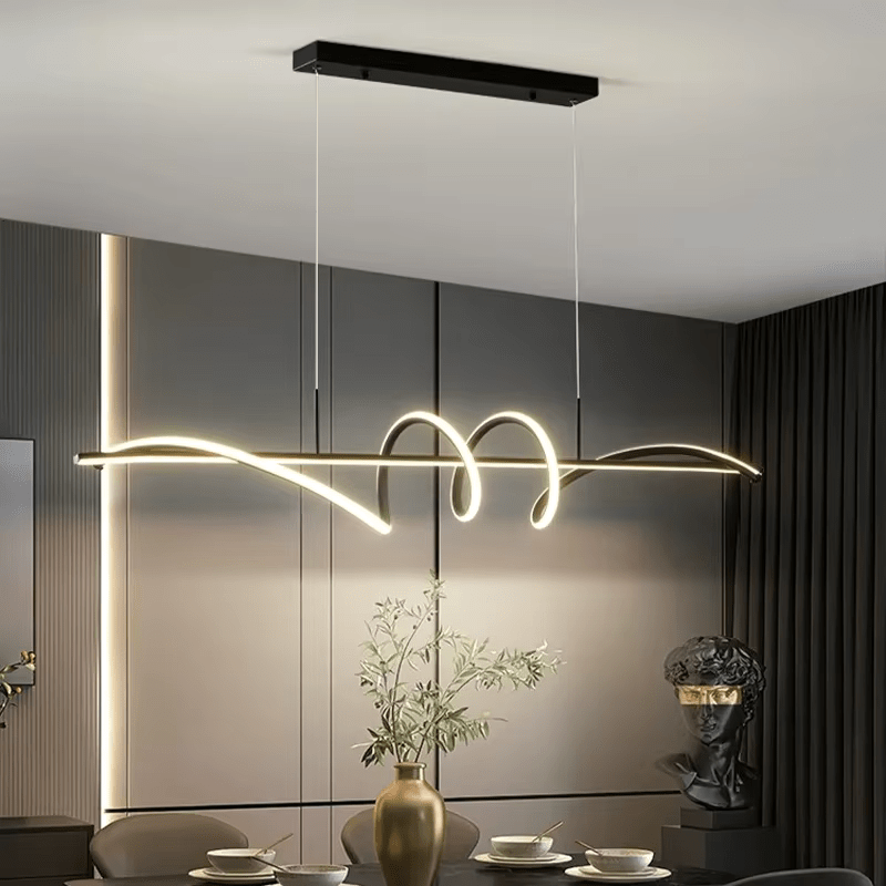 Modern LED Wave Pendant Lamp - Urban Jiko