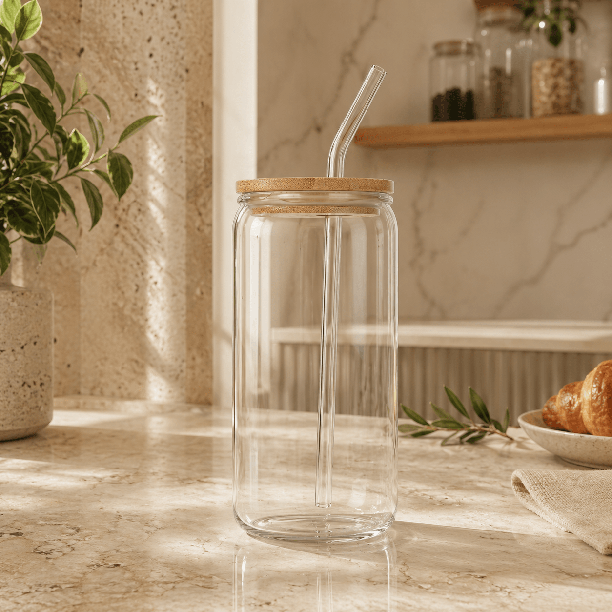 NatureSip Glass Jar - Urban Jiko