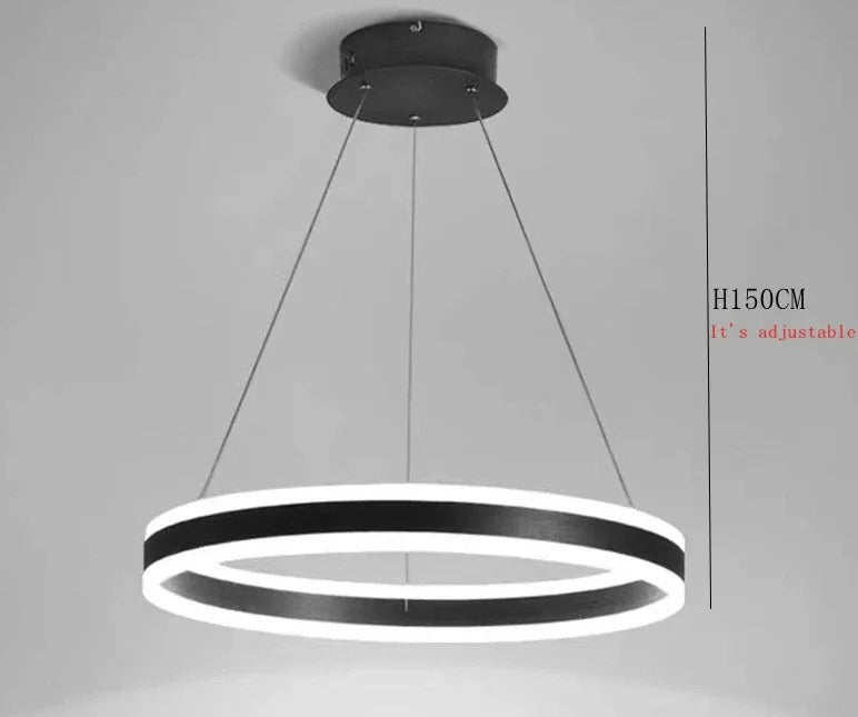 Nordic Ring LED Chandelier - Urban Jiko