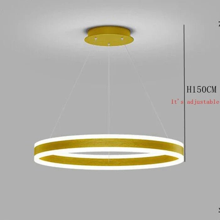 Nordic Ring LED Chandelier - Urban Jiko