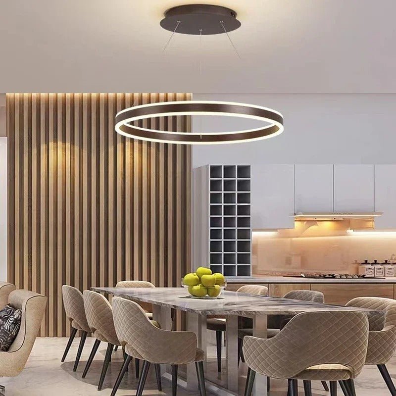 Nordic Ring LED Chandelier - Urban Jiko