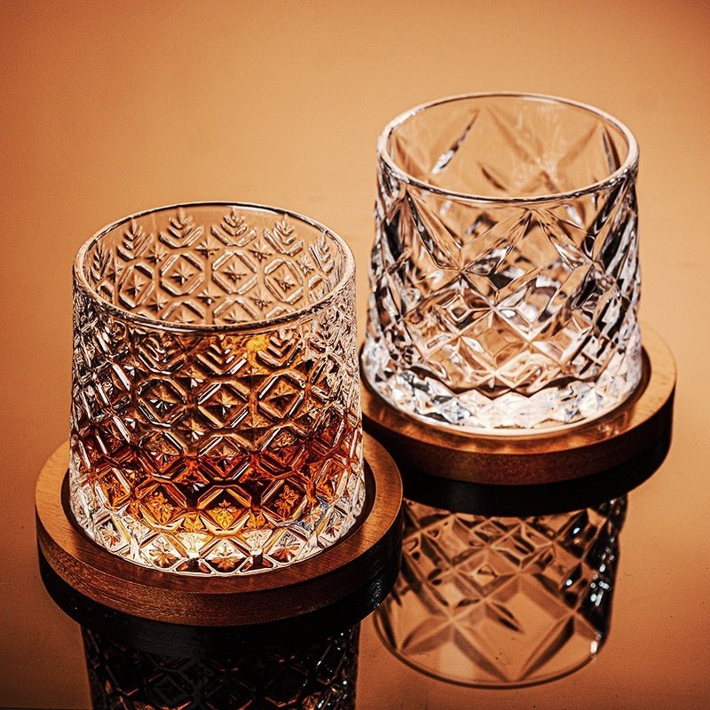 Orbit Spinning Whiskey Glass - Urban Jiko