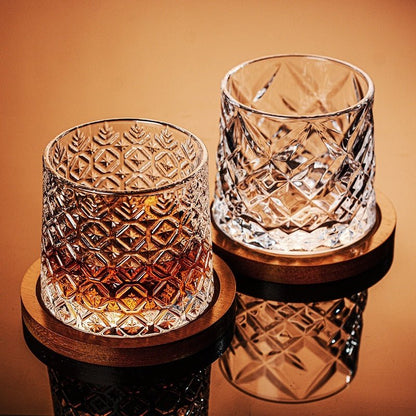 Orbit Spinning Whiskey Glass - Urban Jiko