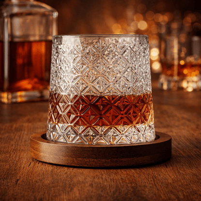 Orbit Spinning Whiskey Glass - Urban Jiko