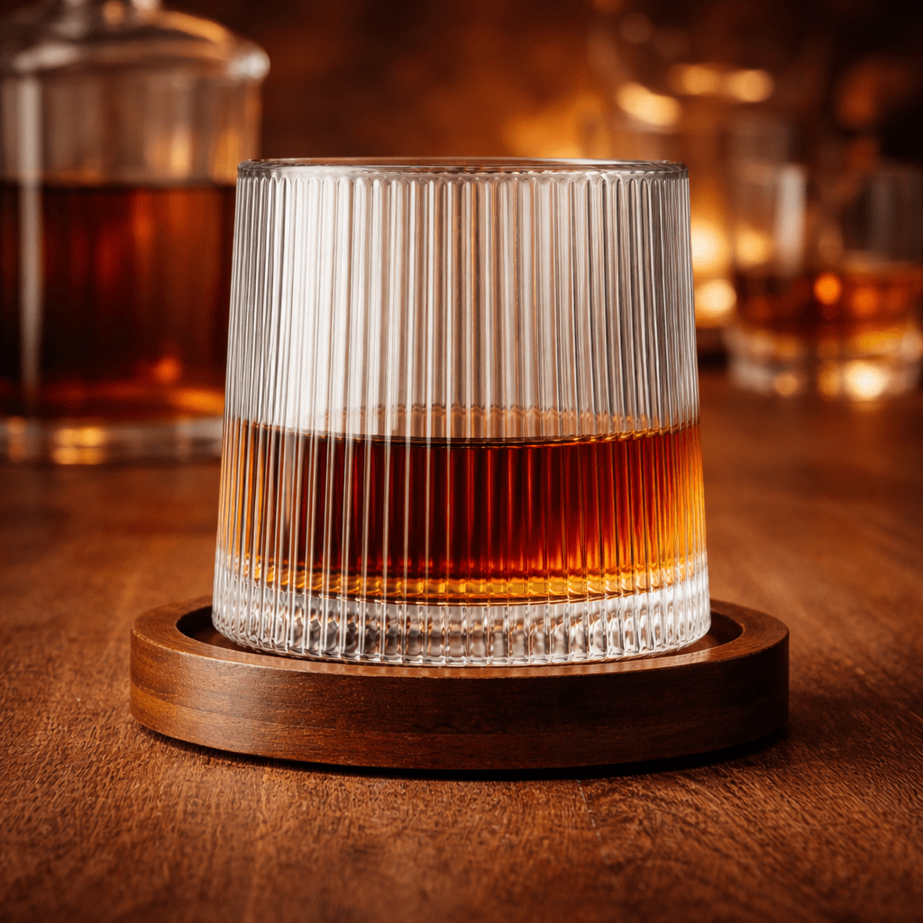 Orbit Spinning Whiskey Glass - Urban Jiko