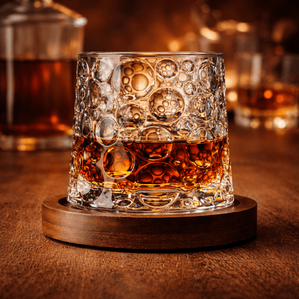 Orbit Spinning Whiskey Glass - Urban Jiko