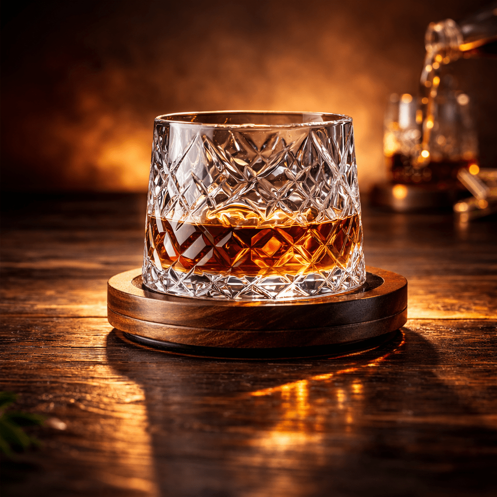 Orbit Spinning Whiskey Glass - Urban Jiko