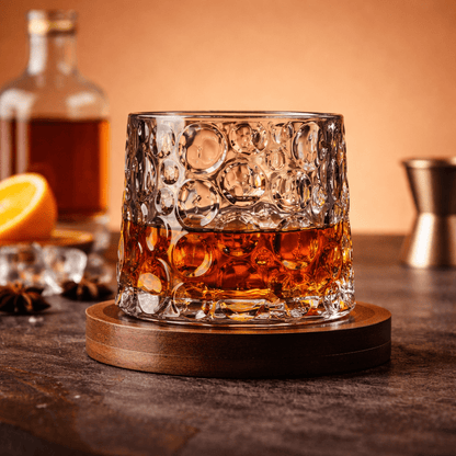 Orbit Spinning Whiskey Glass - Urban Jiko