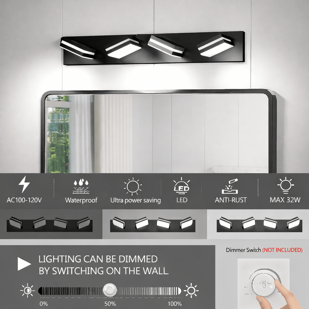 Orvane Linear Bathroom Light - Urban Jiko