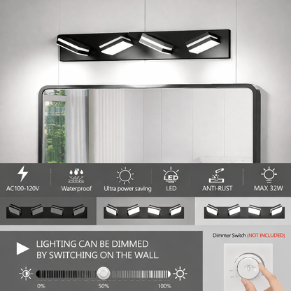 Orvane Linear Bathroom Light - Urban Jiko