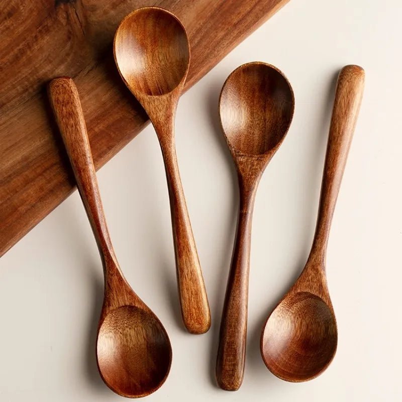 Premium Wooden Eating Spoons (4 set) - Urban Jiko