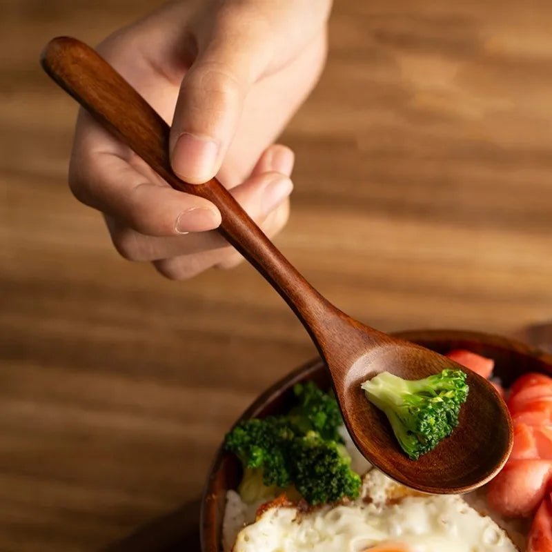 Premium Wooden Eating Spoons (4 set) - Urban Jiko