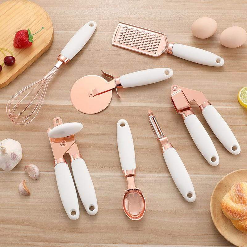 Rose Gold Kitchen Tool Set - Urban Jiko