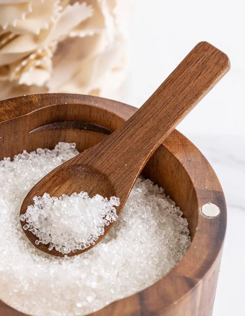 Salt & Pepper Jar with Seasoning Spoon - Urban Jiko