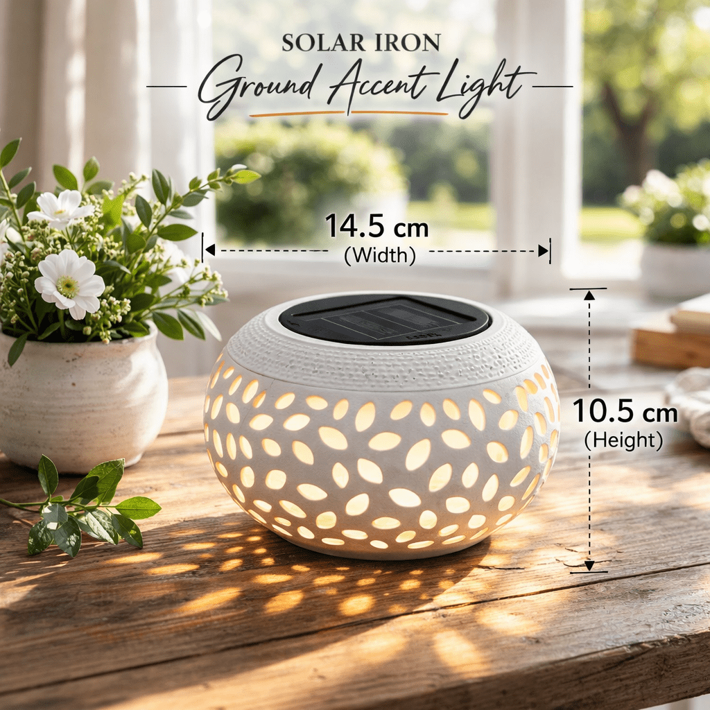 Solar Iron Ground Accent Light - Urban Jiko