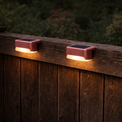 Solar Stair & Fence Lights (4 - Pack) - Urban Jiko
