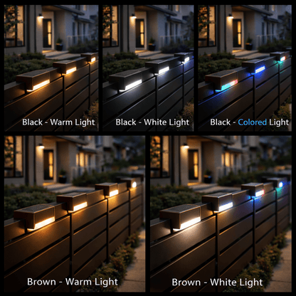 Solar Stair & Fence Lights (4 - Pack) - Urban Jiko