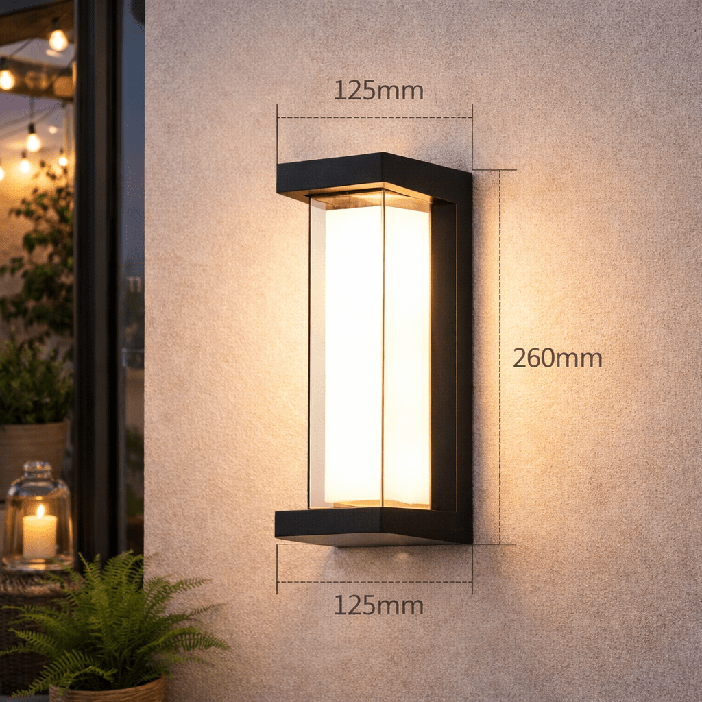 Solen Edge Outdoor Wall Light - Urban Jiko