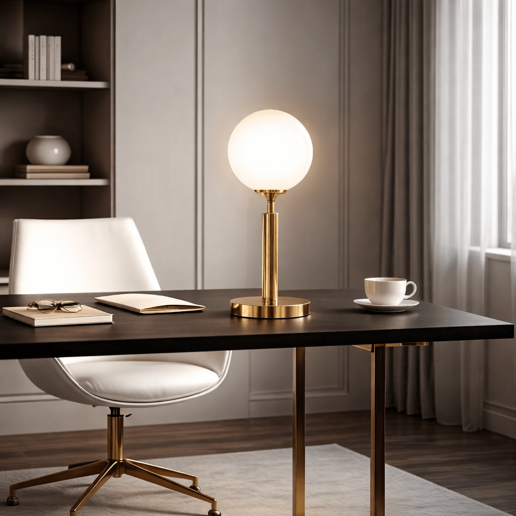 Solenne Glass Orb Lamp - Urban Jiko