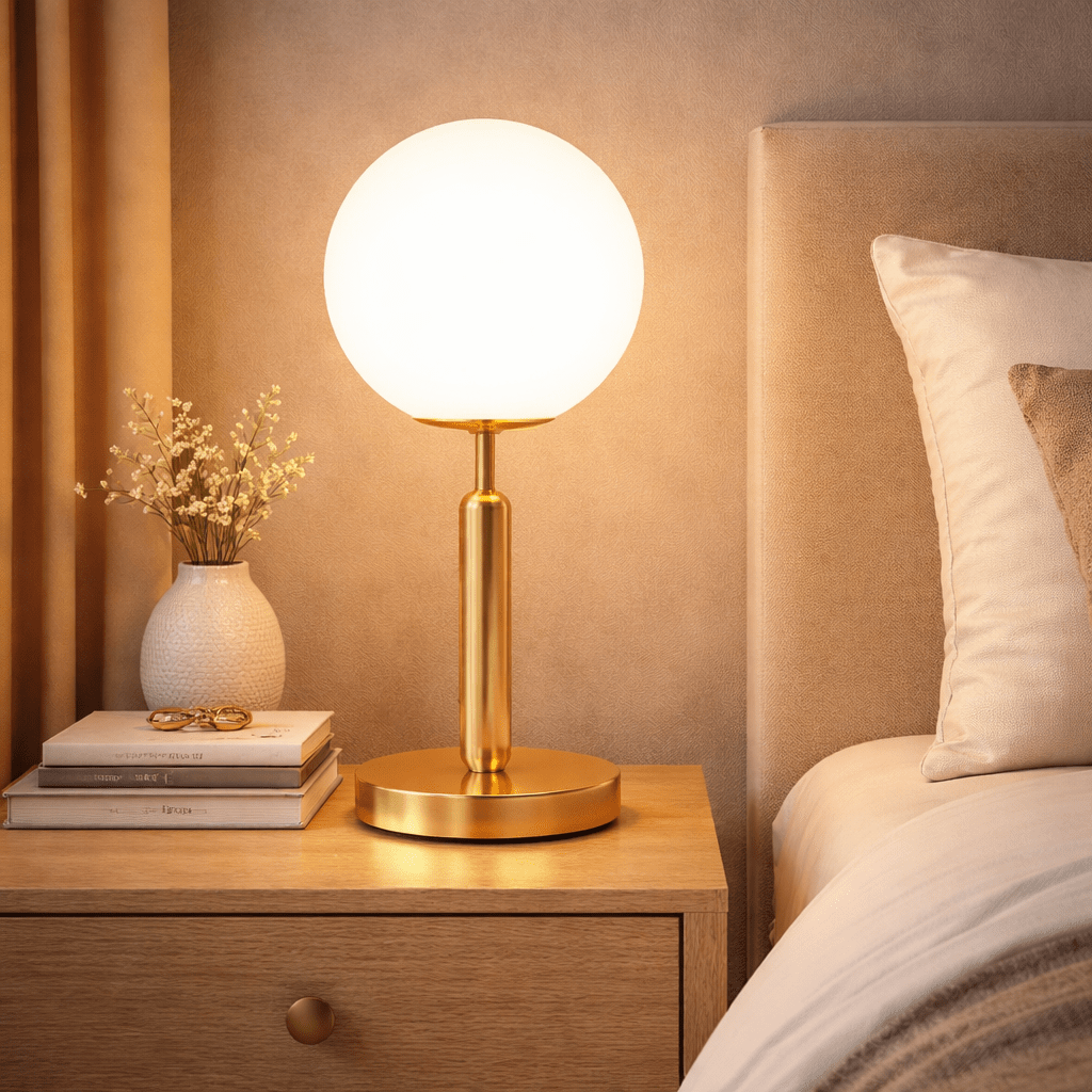 Solenne Glass Orb Lamp - Urban Jiko