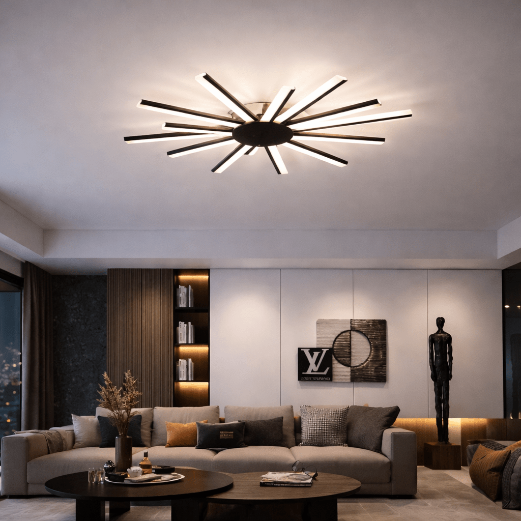 Solvra Modern Ceiling Light - Urban Jiko