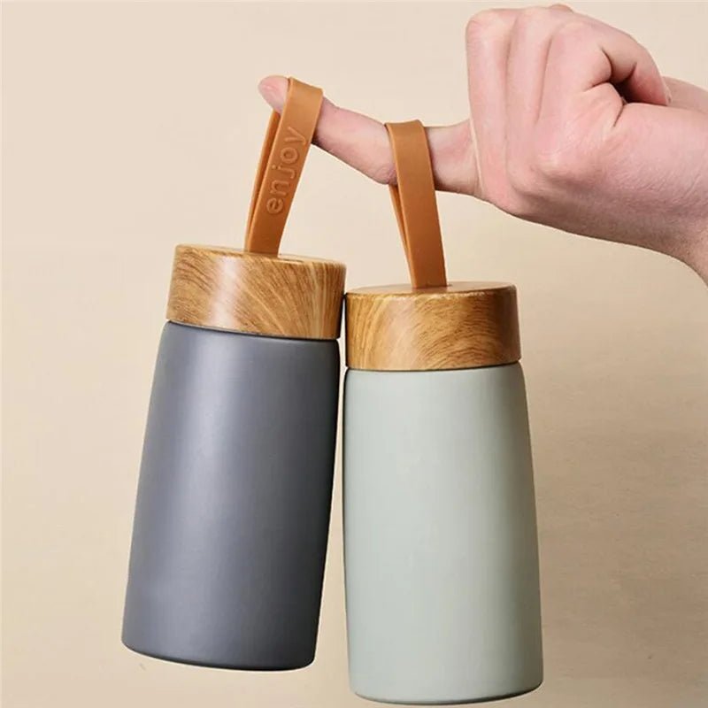Stainless Steel Insulated Bottle with Lid - Urban Jiko