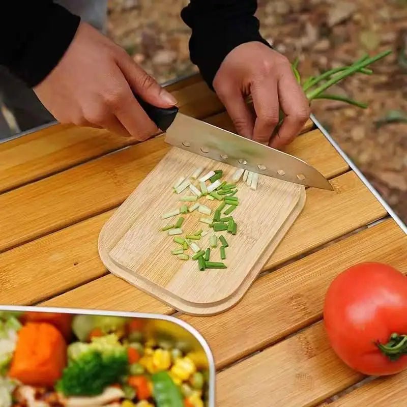 Stainless Steel Lunchbox with Wooden Lid - Urban Jiko