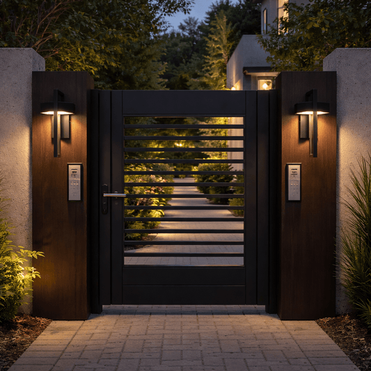 Terrion Modern Outdoor LED Wall Sconce - Urban Jiko