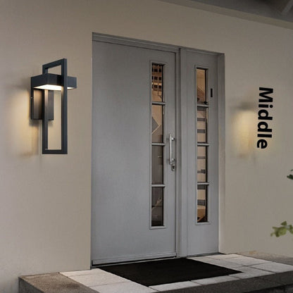 Terrion Modern Outdoor LED Wall Sconce - Urban Jiko