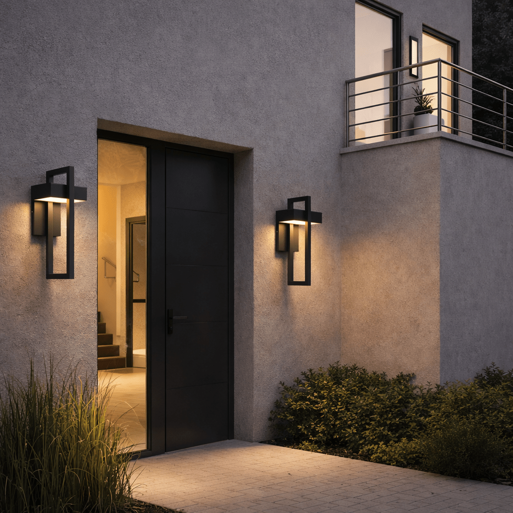 Terrion Modern Outdoor LED Wall Sconce - Urban Jiko