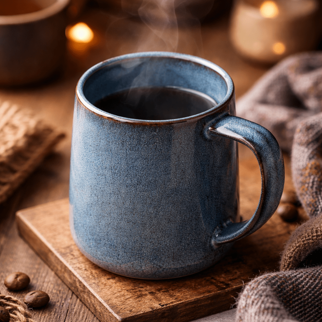 The Azure Hearth Ceramic Mug - Urban Jiko