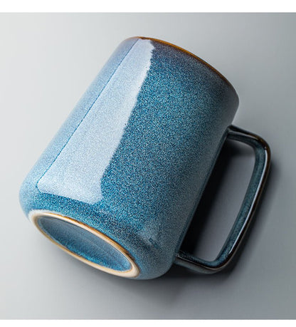 The Azure Hearth Ceramic Mug - Urban Jiko